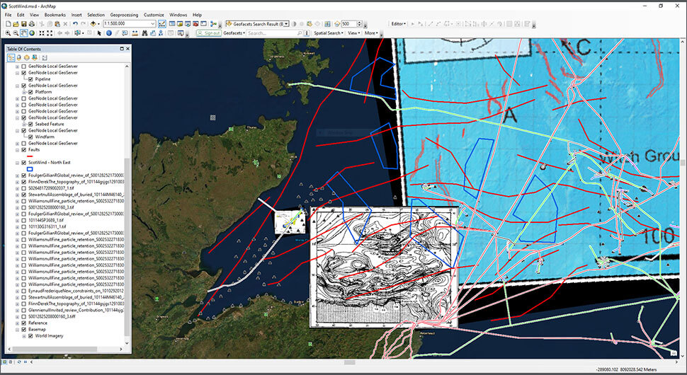 screenshot of Elsevier Geofacets